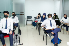 students of infinity during a session