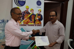 nebosh passed student, infinity training center