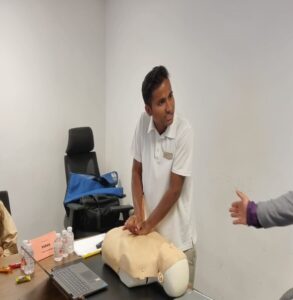 Firstaid students