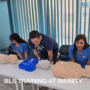 Basic Life Support (BLS) training at Infinity Sharjah