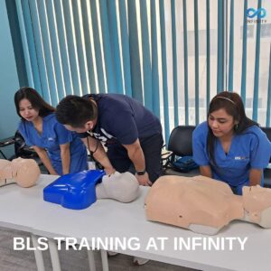 Basic Life Support (BLS) training at Infinity Sharjah